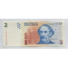 ARGENTINA COL. 756a BILLETE DE $ 2 SIN CIRCULAR UNC